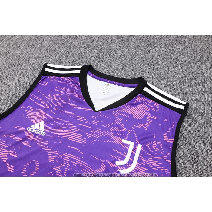 Juventus Training Shirt 2023-2024 Without Sleeves Purpura